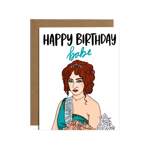 Happy Birthday Babe Card