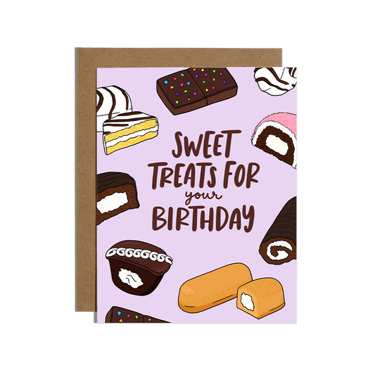 Sweet Treats For Your Birthday Card