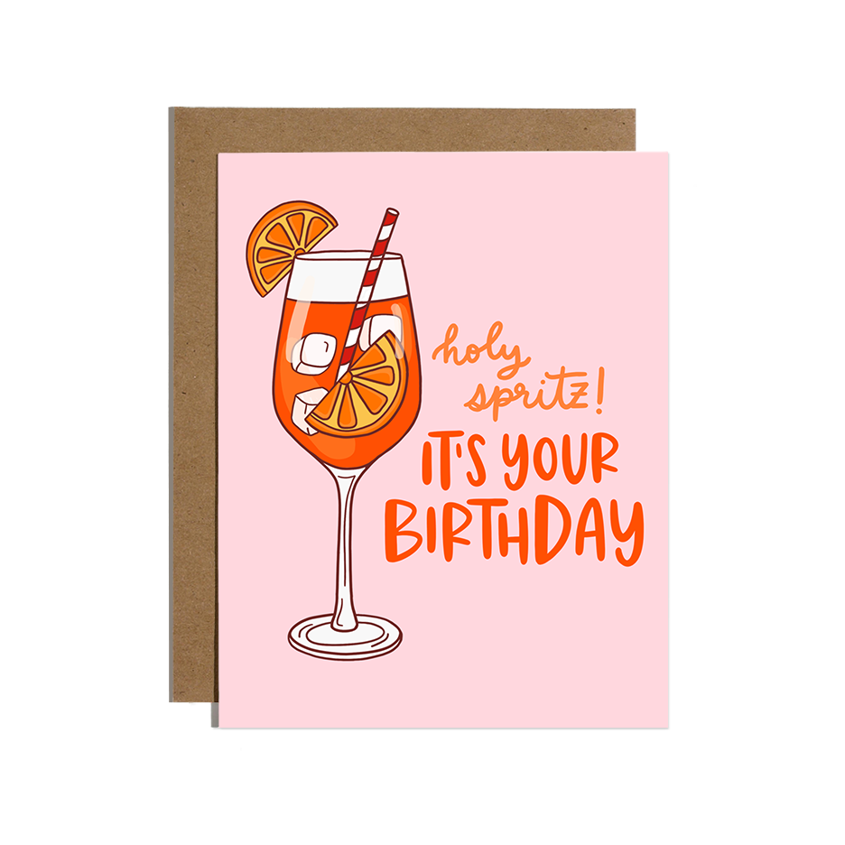 Aperol Spritz Birthday Card