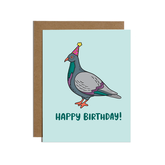 Pigeon Birthday Card
