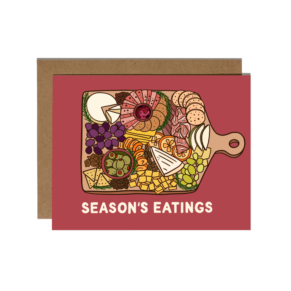 Cheese Board Charcuterie Holiday Card