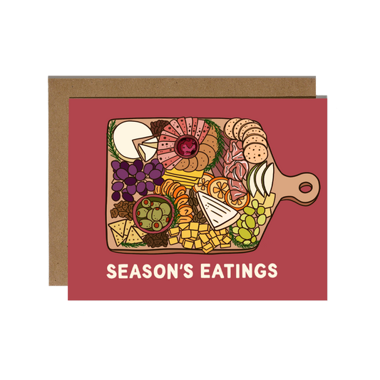 Cheese Board Charcuterie Holiday Card