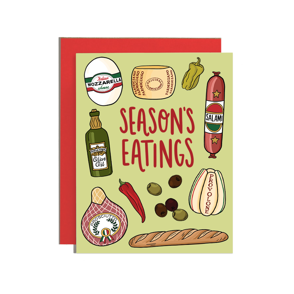 NEW Italian Meats & Cheeses Holiday Card