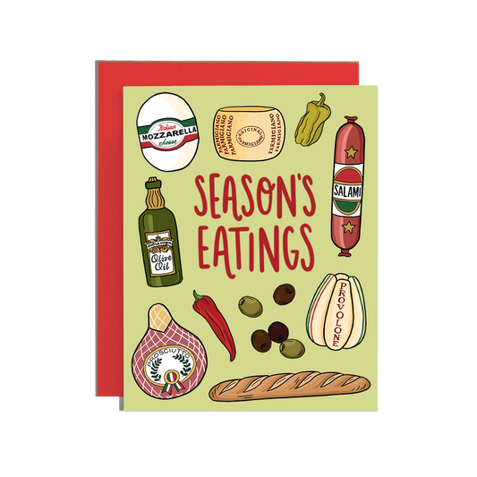 NEW Italian Meats & Cheeses Holiday Card
