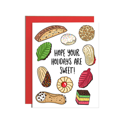 Italian Cookies & Desserts Holiday Card