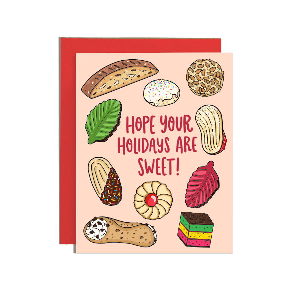 NEW Italian Cookies & Desserts Holiday Card