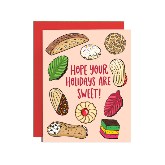 NEW Italian Cookies & Desserts Holiday Card