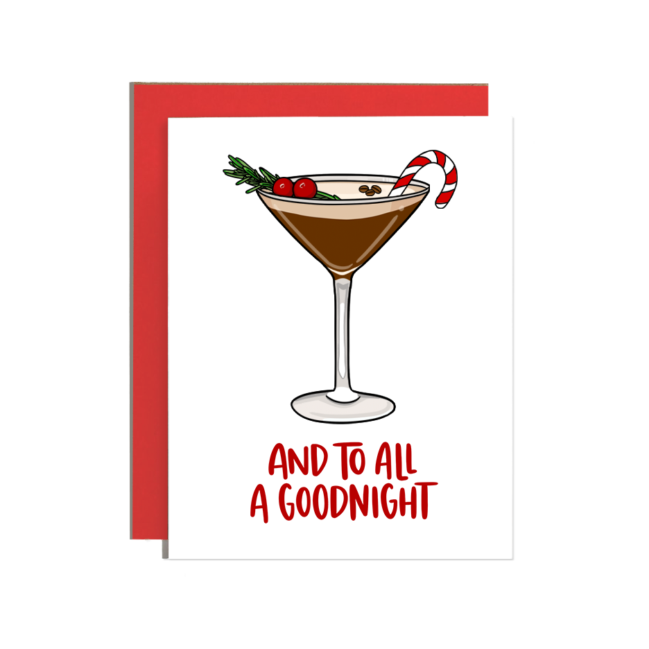 Espresso Martini Holiday Card