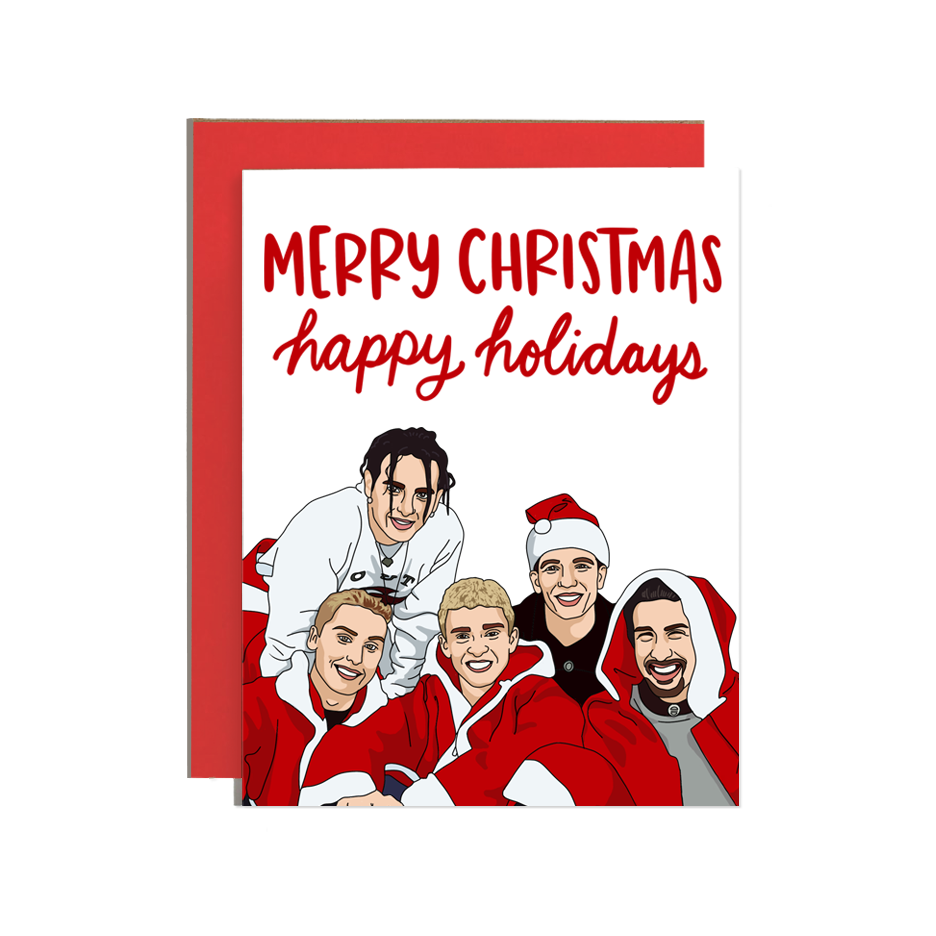 NSYNC Christmas Holiday Card