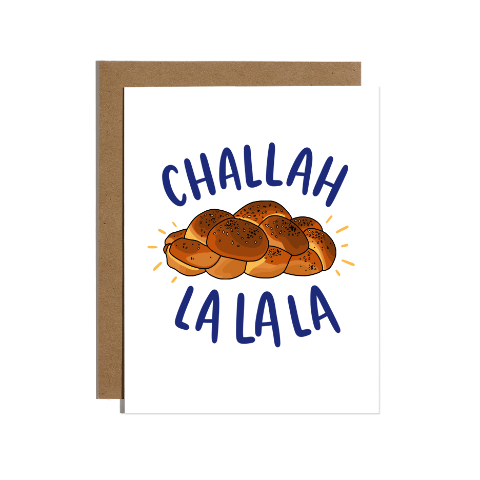 Challah La La La Hanukkah Holiday Card