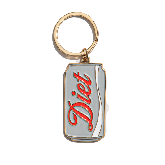 Diet Soda Can Enamel Keychain