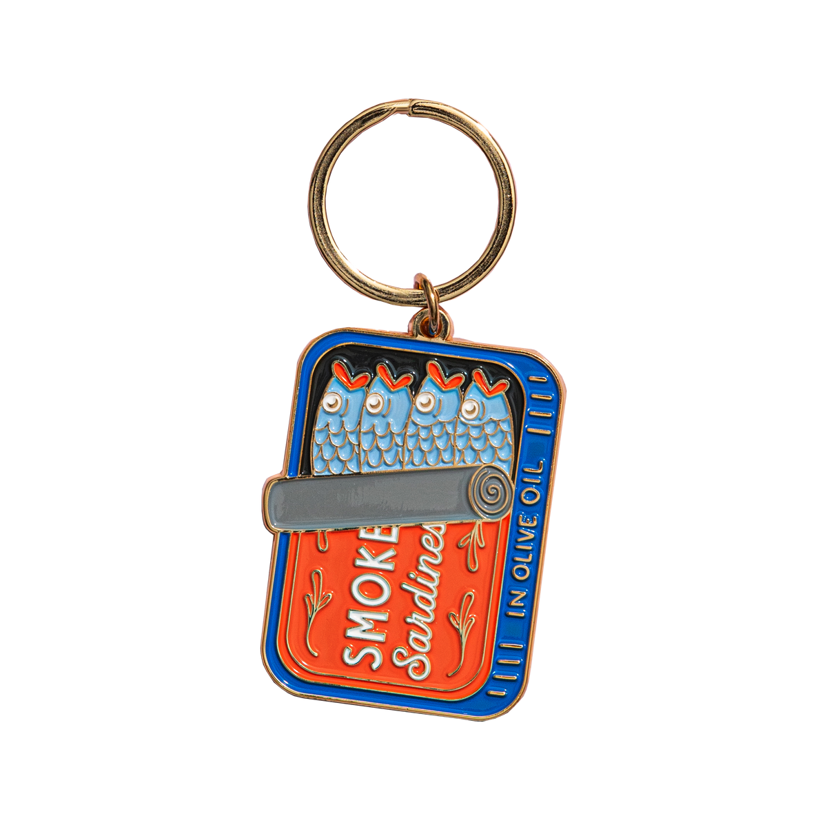 Sardines Can Enamel Keychain Bag Charm – Brittany Paige