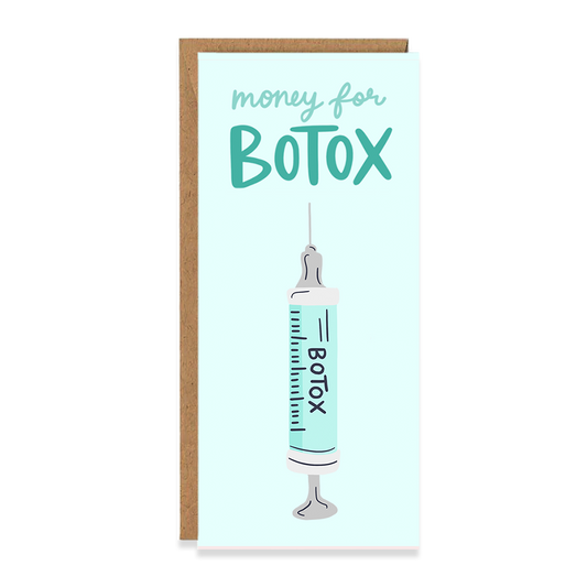 Money for Botox Money Holder Card