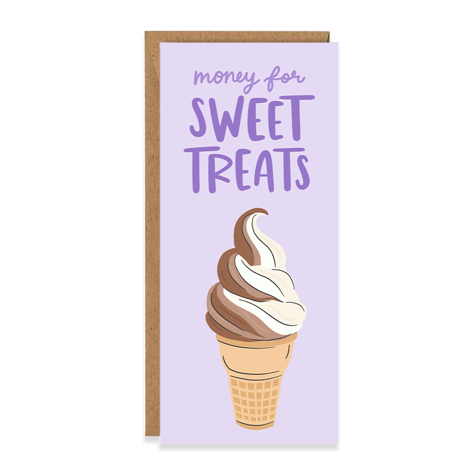 Money for Sweet Treats Money Holder Card