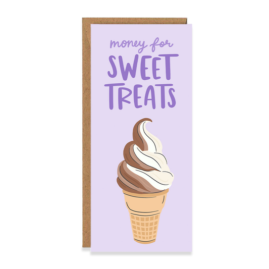 Money for Sweet Treats Money Holder Card