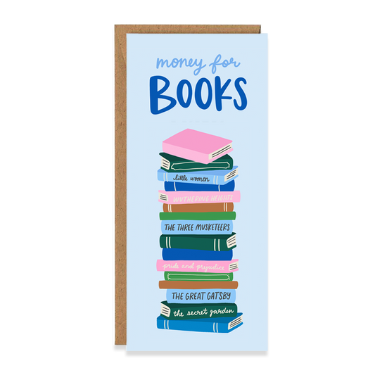 Money for Books Money Holder Card