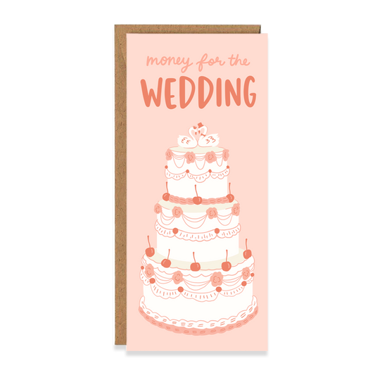 Money for The Wedding Money Holder Card