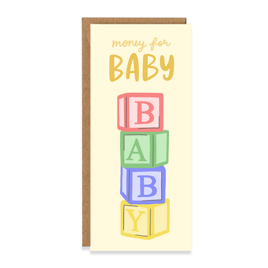 Money for Baby Money Holder Card