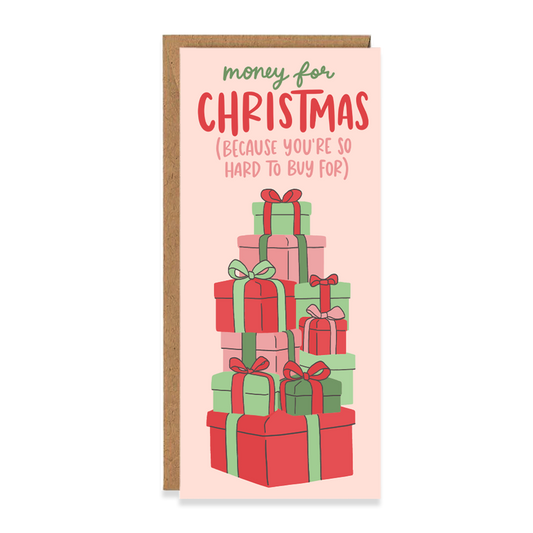 Money for Christmas Money Holder Card