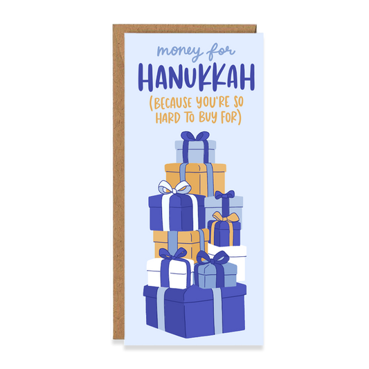 Money for Hanukkah Money Holder Card