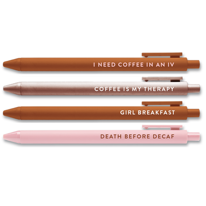 Coffee Lovers Pen Set