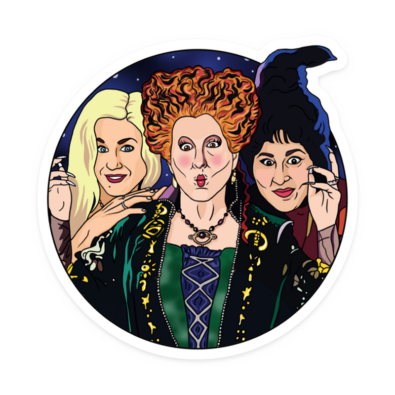Witch Sisters Sticker