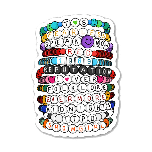 NEW Eras Friendship Bracelets Sticker