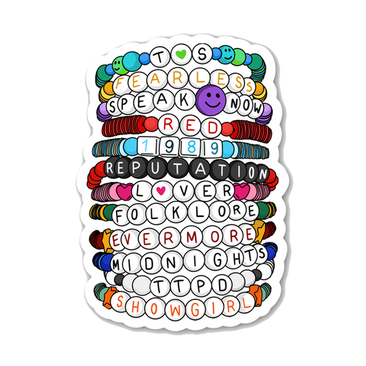 NEW Eras Friendship Bracelets Sticker