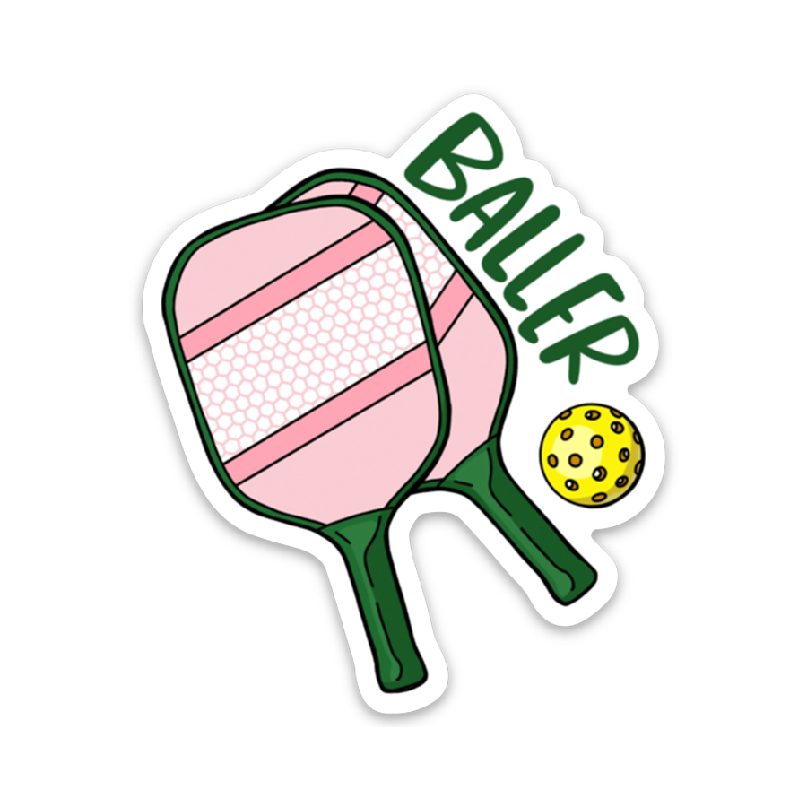 Pickleball Sticker