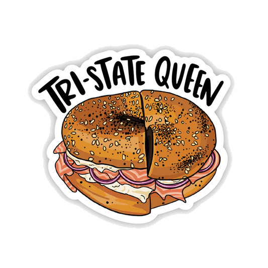 Tri-State Queen Bagel Sticker