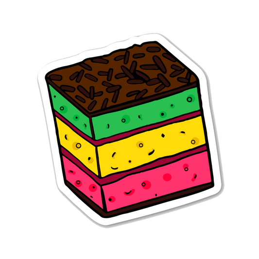 Italian Rainbow Cookie Sticker