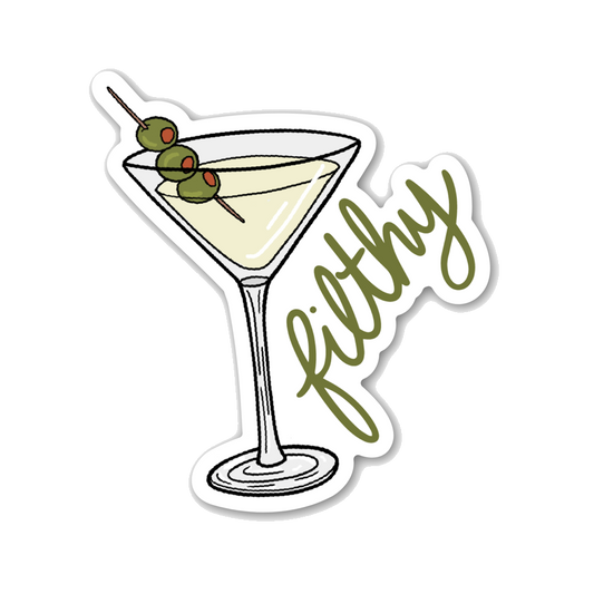 Filthy Dirty Olive Martini Sticker