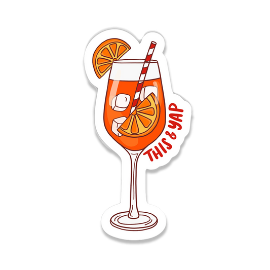 Aperol Spritz This and Yap Sticker