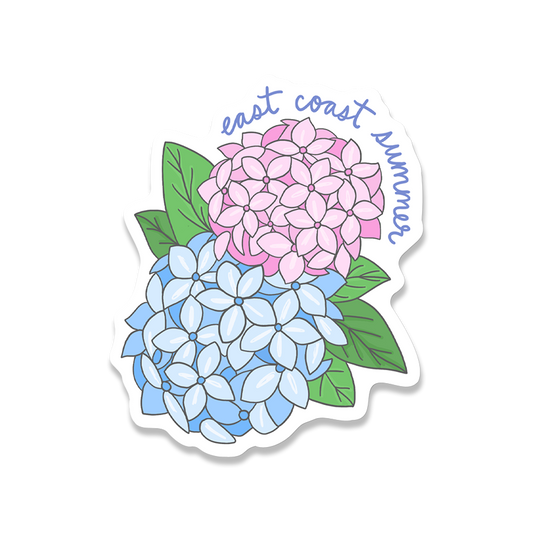 Hydrangea East Coast Summer Sticker