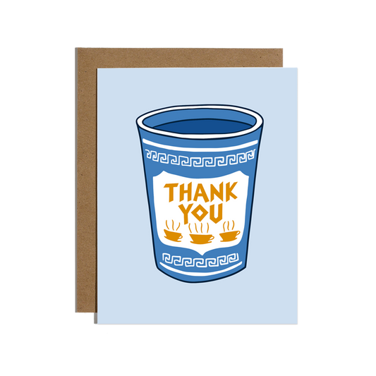 NYC Coffee Cup Thank You Card