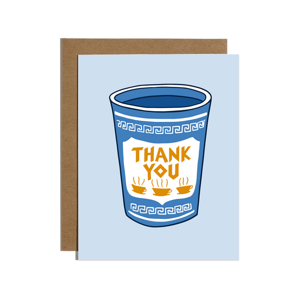 NYC Coffee Cup Thank You Card  Brittany Paige