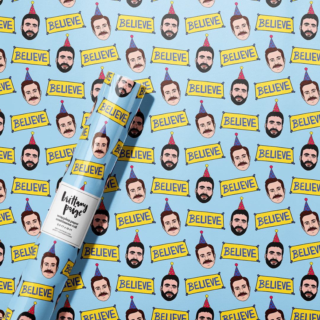 Believe Birthday Wrapping Paper