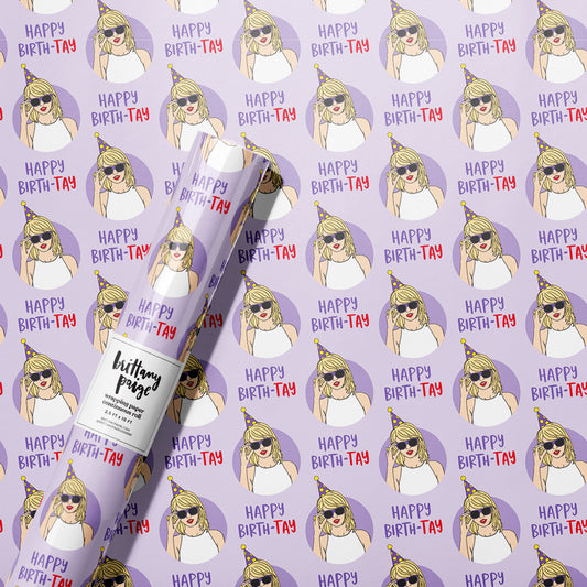 Happy BirthTAY Birthday Wrapping Paper