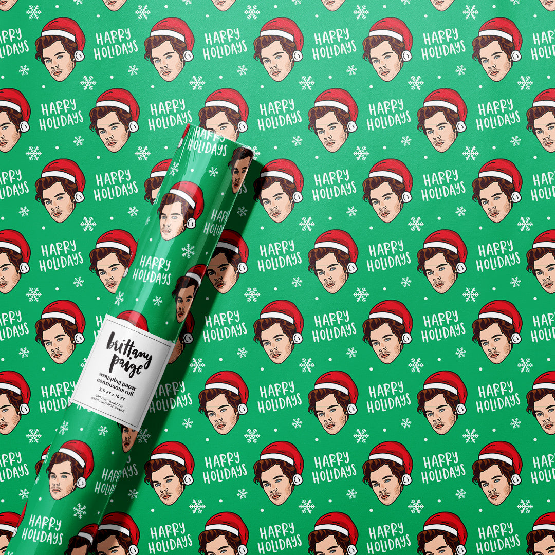 Harry Holidays Christmas Wrapping Paper