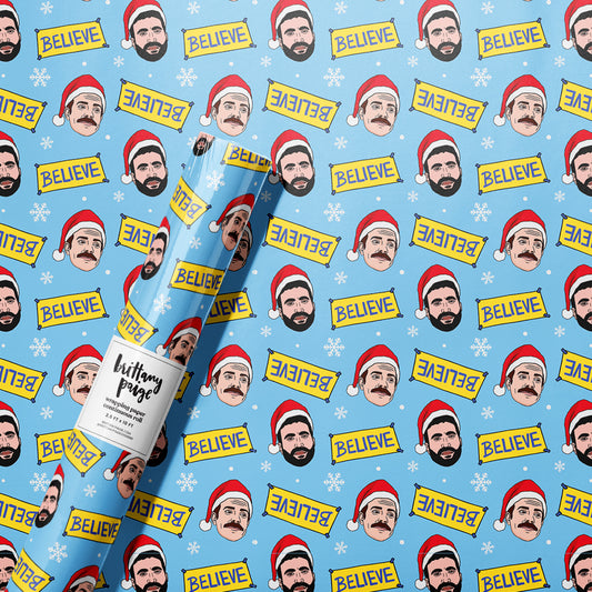 Believe in Christmas Holiday Wrapping Paper