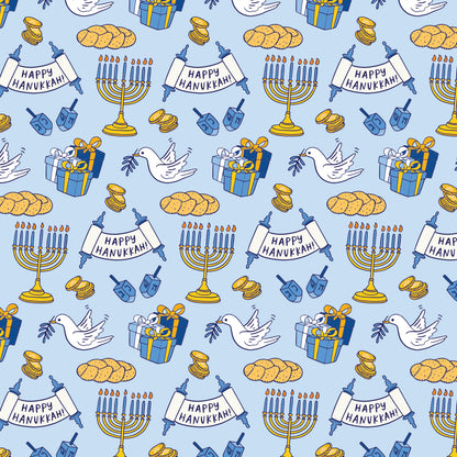 Happy Hanukkah Wrapping Paper