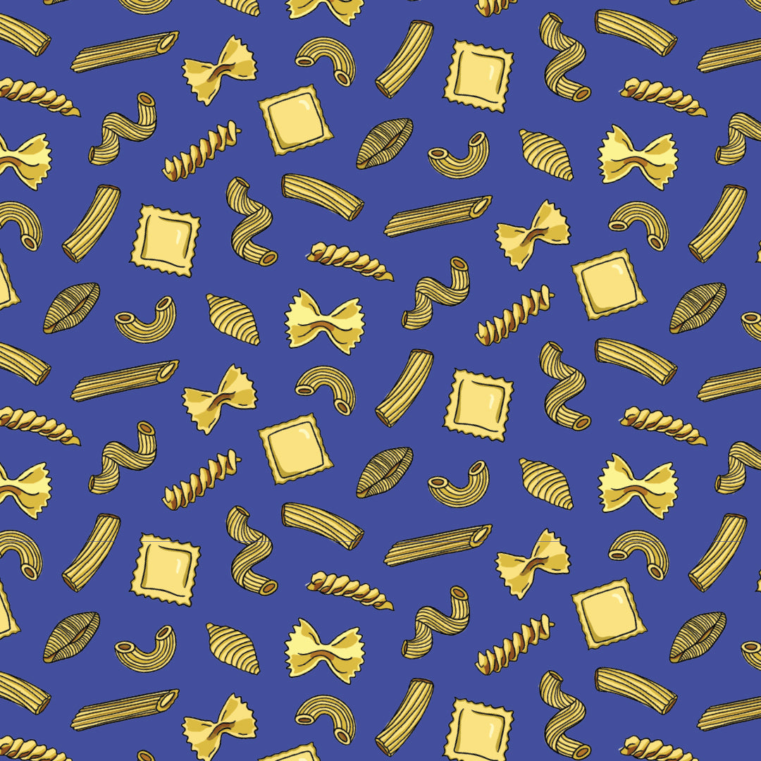 Pasta Shapes Wrapping Paper