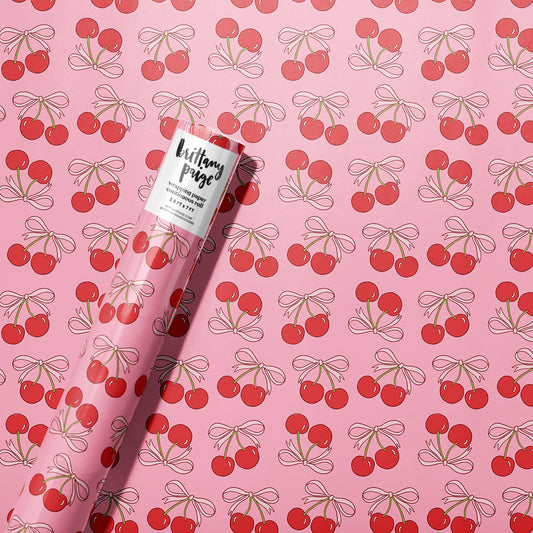 Cherries Wrapping Paper Roll