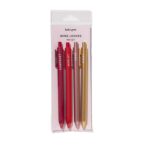 Wine Lovers Jotter Pen Set
