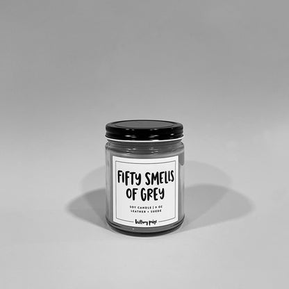 Fifty Smells of Grey Candle