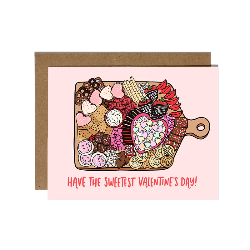 Valentine's Dessert Charcuterie Board Card