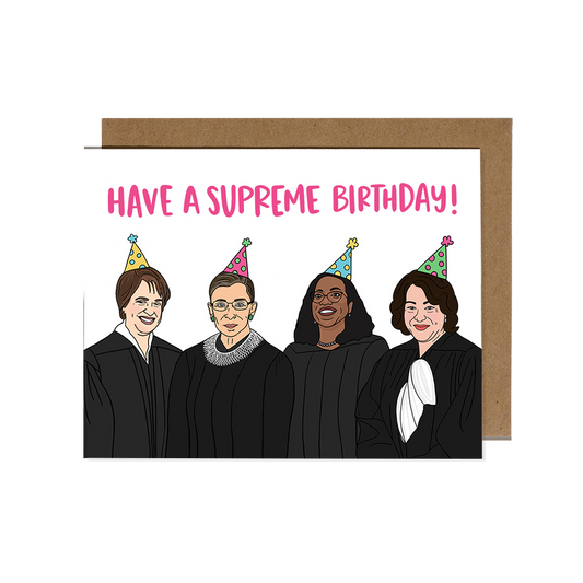 Supreme Court Justices Birthday Card