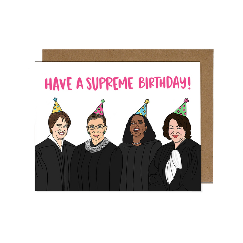 Supreme Court Justices Birthday Card