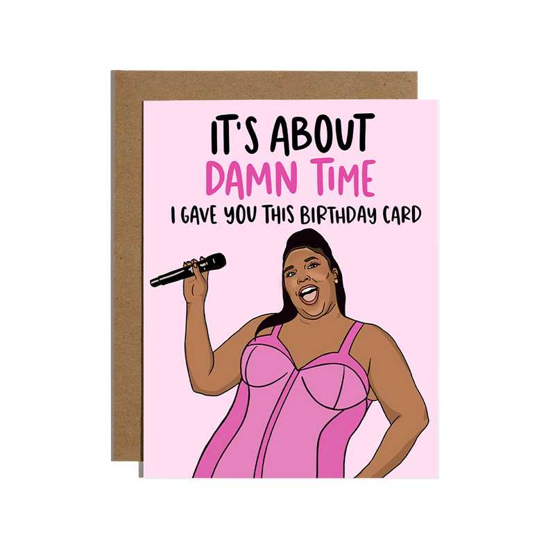About Time Belated Birthday Card