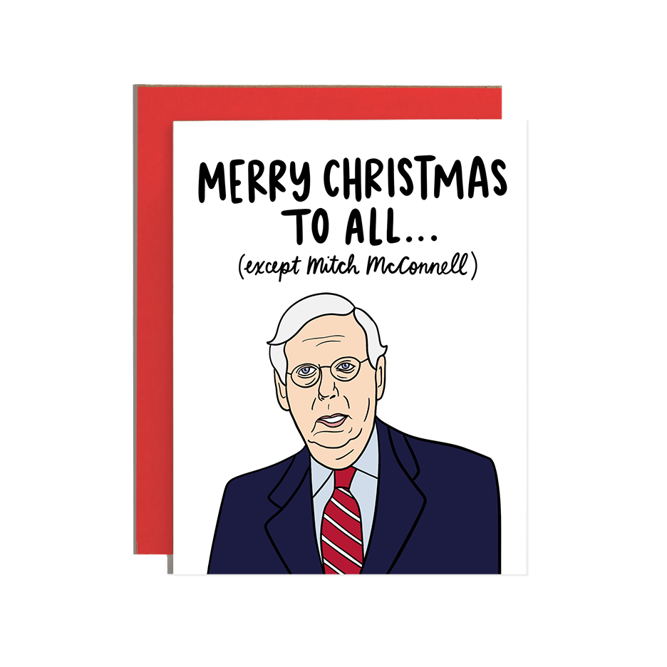 Mitch McConnell Christmas Holiday Card
